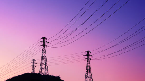 High voltage transmission towers